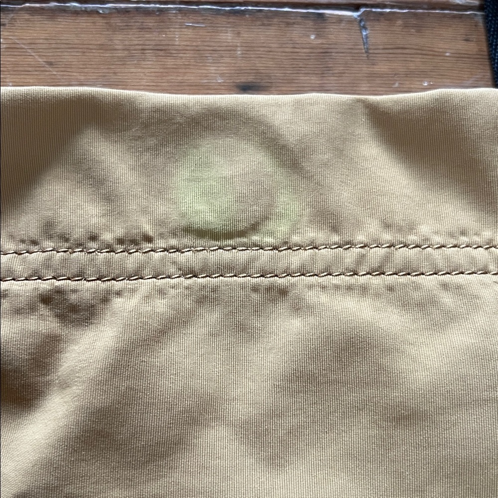 Athleta Large Mustard Nylon Tour Market Tote - Picture 10 of 10